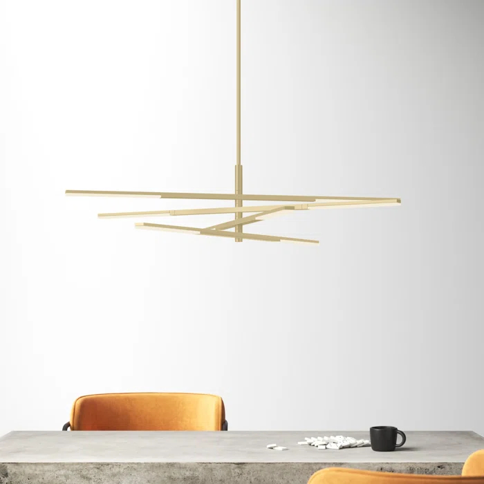 Erik 8 Light Metal Dimmable LED Sputnik Chandelier