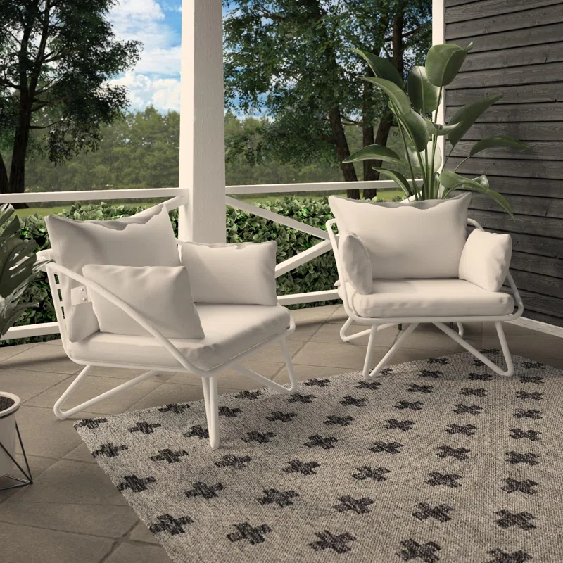 Teddi Patio Chair with Cushions