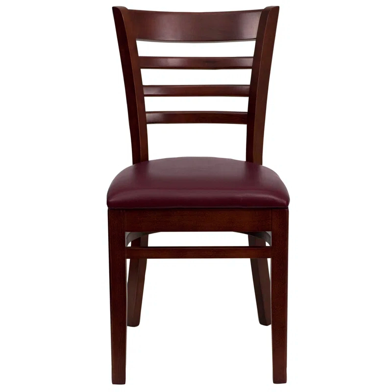 Red Barrel Studio® Ladder Back Wooden Restaurant Chair