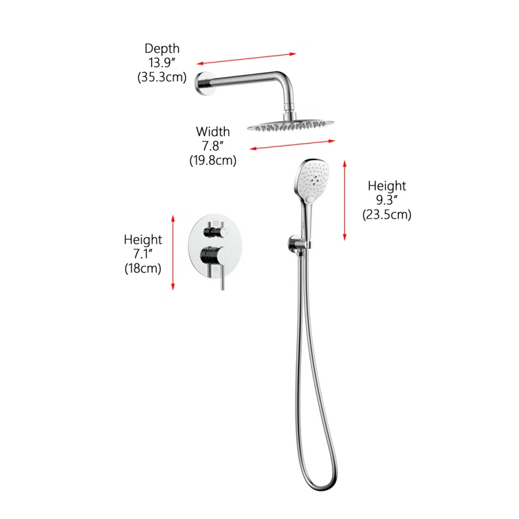 George Pressure-Balanced All-In-One Kit with Rough in-Valve