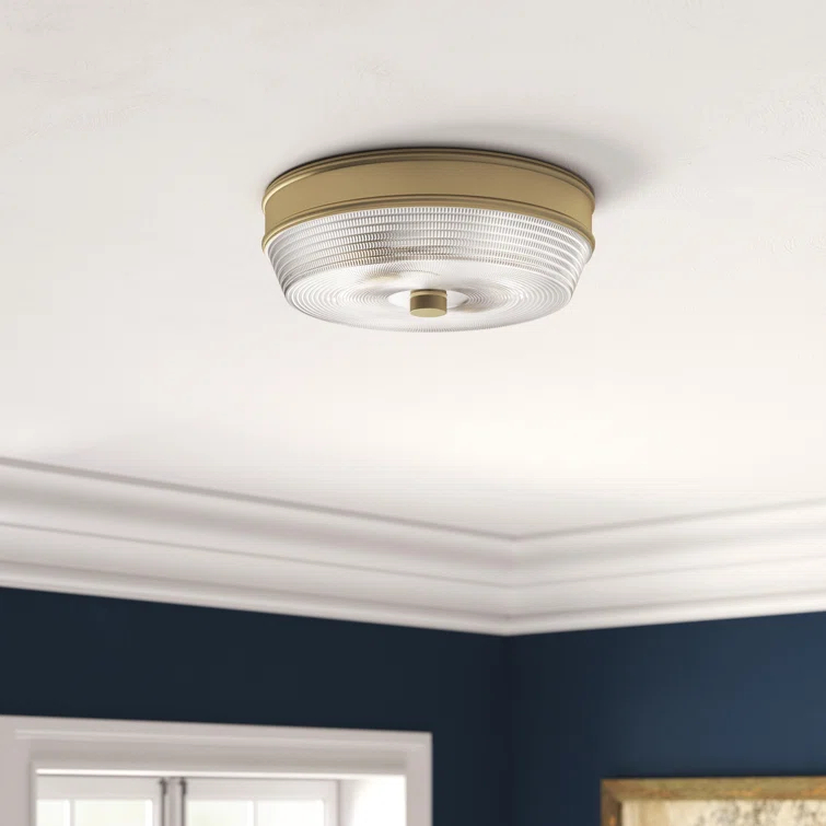 Grace 2 Light Glass Flush Mount