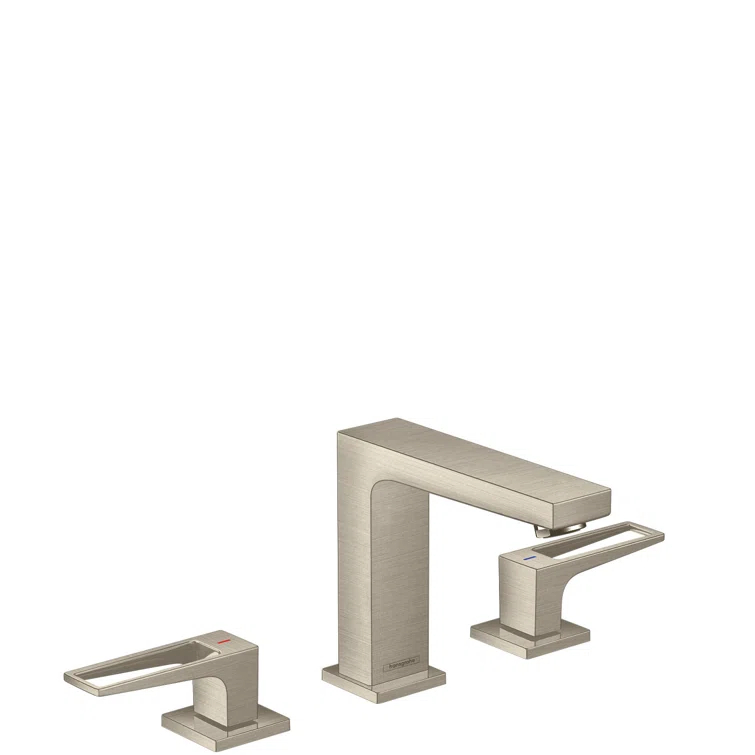 Metropol Low Flow Water Saving Widespread Bathroom Faucet with Drain Assembly