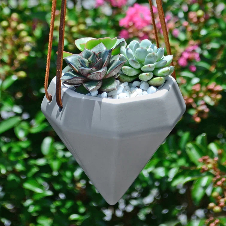 Guilford Ceramic Hanging Planter