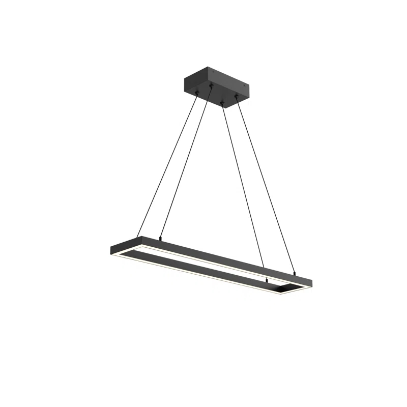 Piazza Dimmable LED Square / Rectangle Chandelier