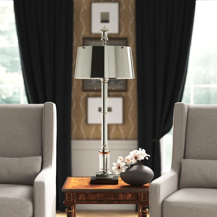 Library 48" H Table Lamp with Empire Shade