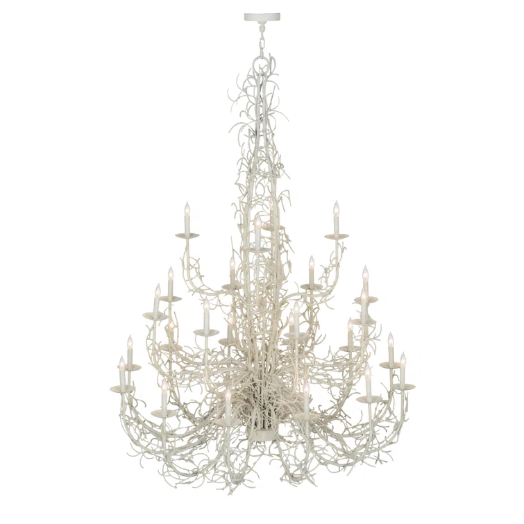 2nd Ave Lighting Twigs 24 - Light Dimmable Empire Chandelier