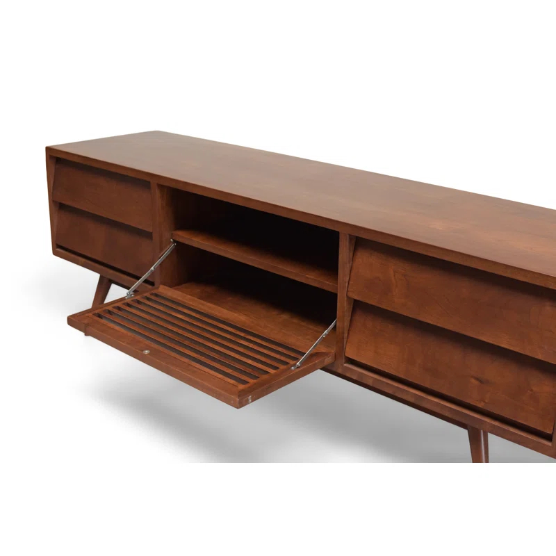 Virgo Solid Wood TV Stand for TVs up to 78"