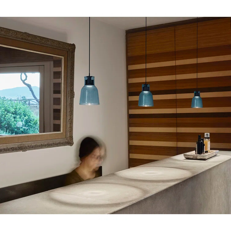 Bover Drip 1 - Light Ebony Black LED Single Pendant