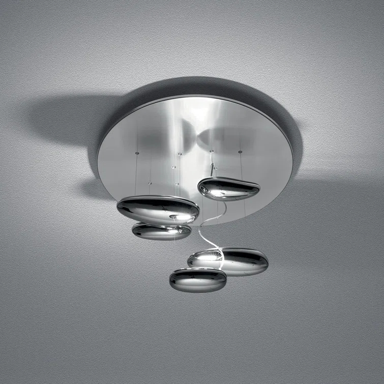 Ross Lovegrove 22" Polished Aluminum LED Chandelier