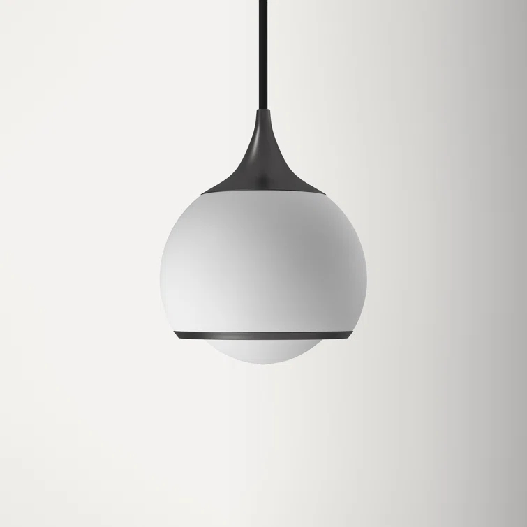 Kegan Single Light Glass Dimmable Pendant