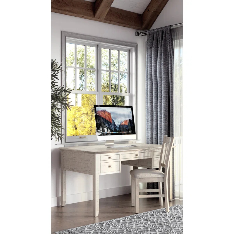 Jofran Rustic Shores Coastal Style Upholstered Desk Chair