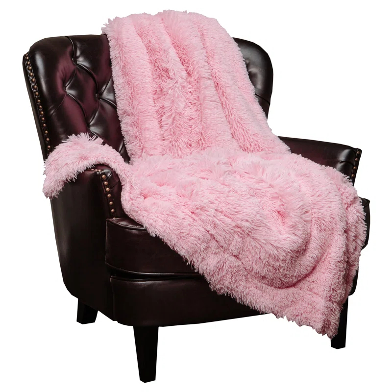 Shaggy Hand Woven Throw Blanket