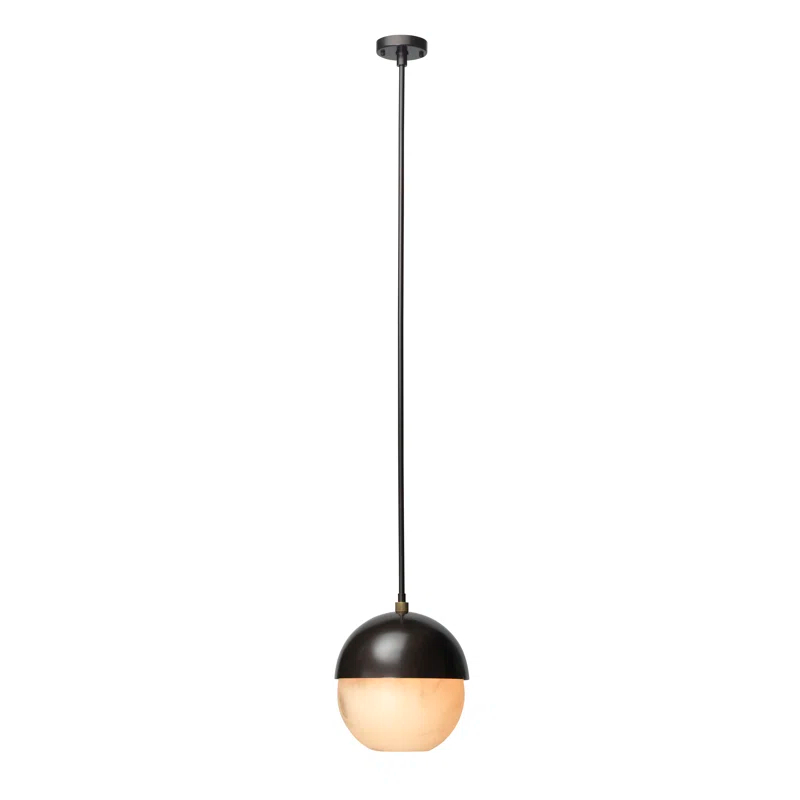 Metro 1 - Light Oil Rubbed Bronze Globe Pendant