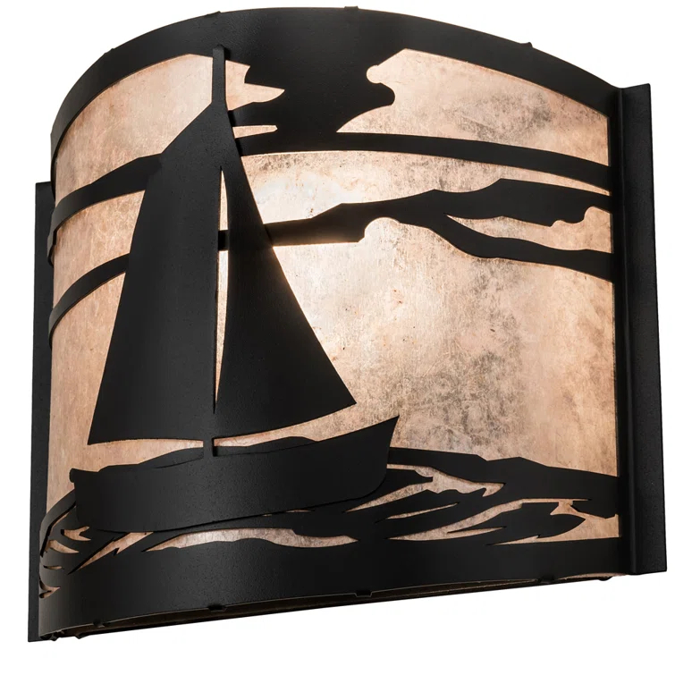 Sailboat Flush Mounted Sconce