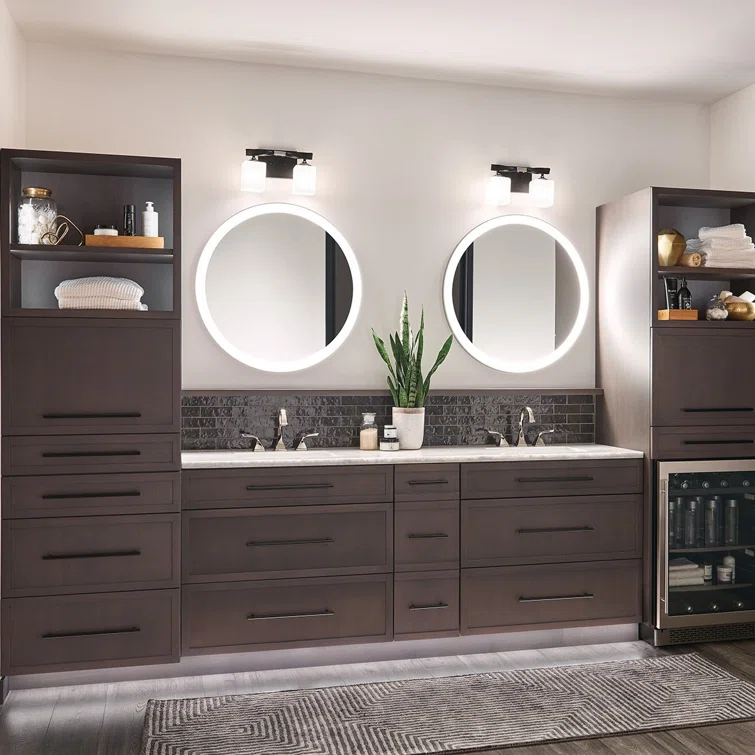 Elan Lighting - Ryame - 31.5 Inch LED Mirror-Matte Silver Finish - Elan Lighting