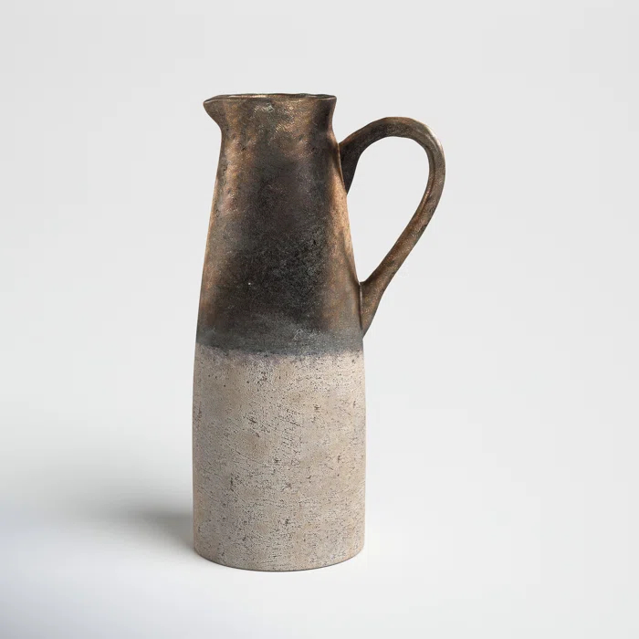 Libra Handmade Terracotta Decorative Bottle