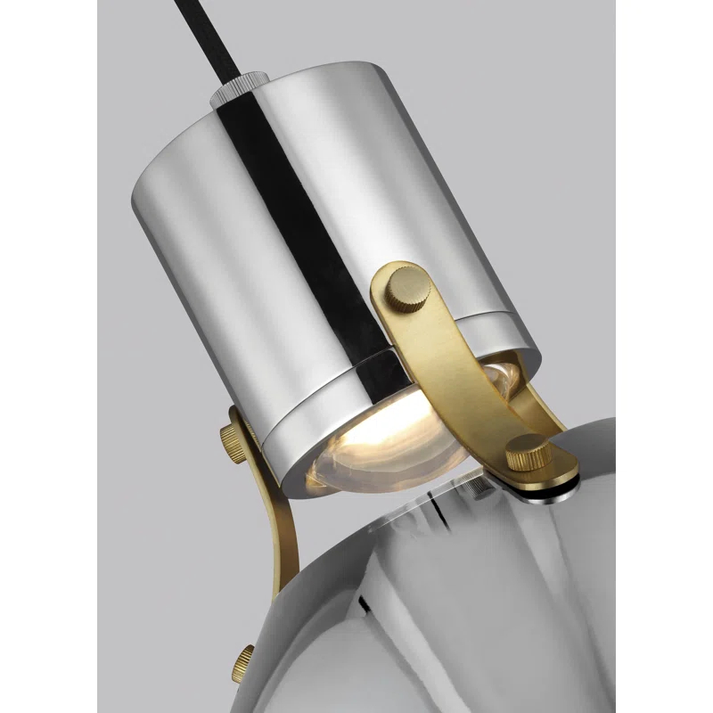 Uma Single Light Metal Dimmable LED Pendant