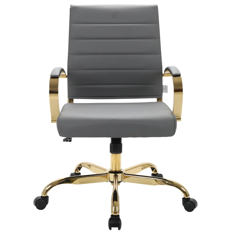 Everly Quinn Naudain Leather Office Conference Chair Modern Executive Meeting Room Chairs