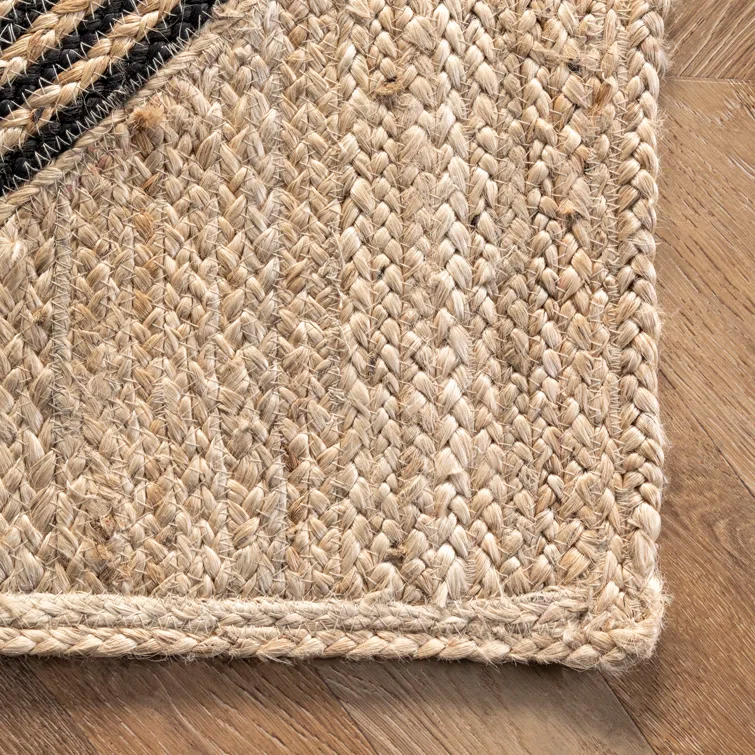 Arvin Olano x Rugs USA Axel Diamond Jute Natural Area Rug