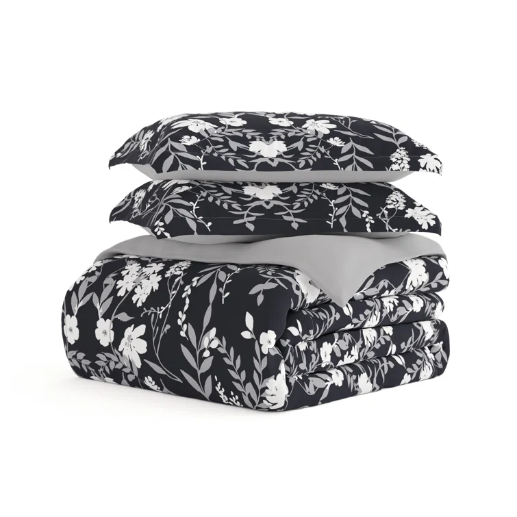 Secret Garden Pattern Reversible Duvet Cover Set
