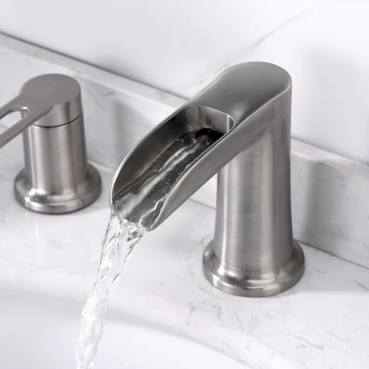 VividFall 8 in. Widespread 2-Handle Bathroom Faucet