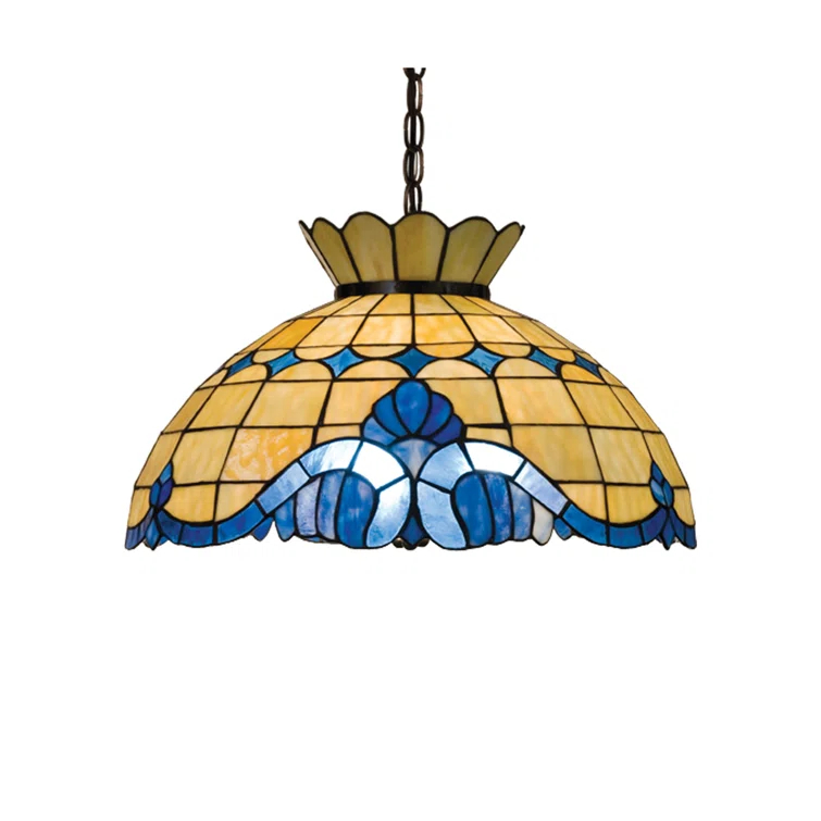 20 Inch Wide baroque Pendant