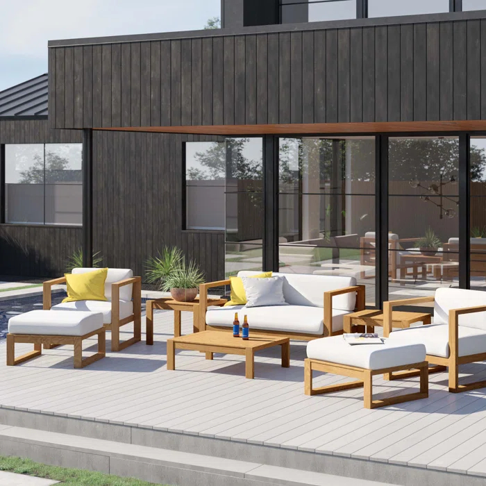 Cambridge 8 Piece Outdoor Patio Teak Set