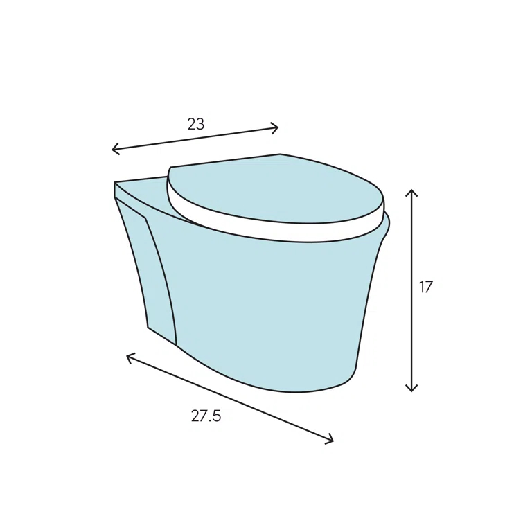 The Renovators Supply Inc. 12199 The Renovators Supply Inc. 1.6 Gallons GPF Elongated Kit (Seat Not Included)