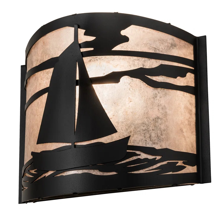 Sailboat Flush Mounted Sconce