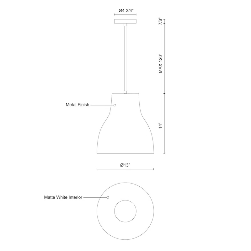 Cradle 1 - Light Single Pendant