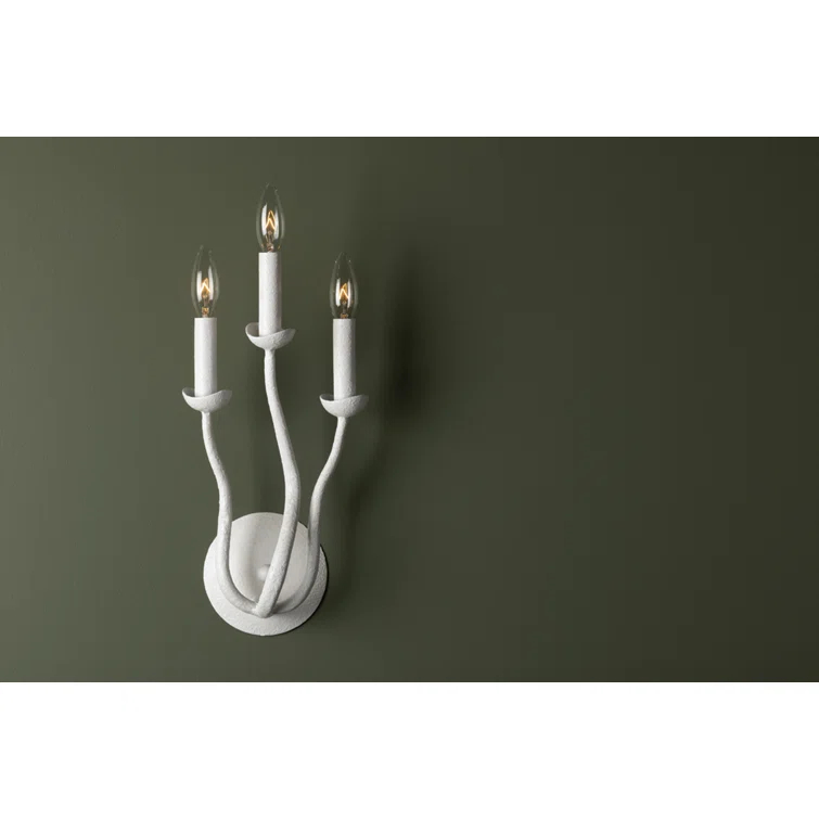 Bostick Sconce - White / 3 Light