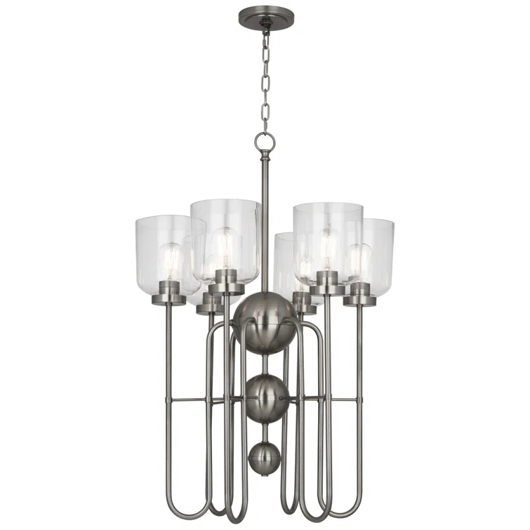 Robert Abbey Tyrie 6 - Light Dimmable Classic / Traditional Chandelier