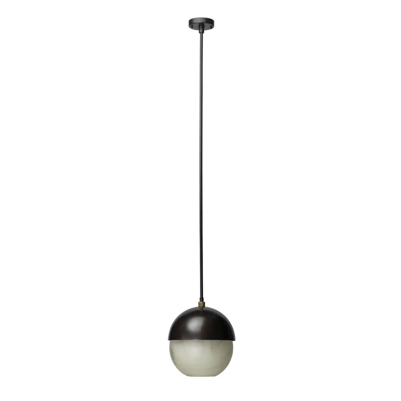 Metro 1 - Light Oil Rubbed Bronze Globe Pendant