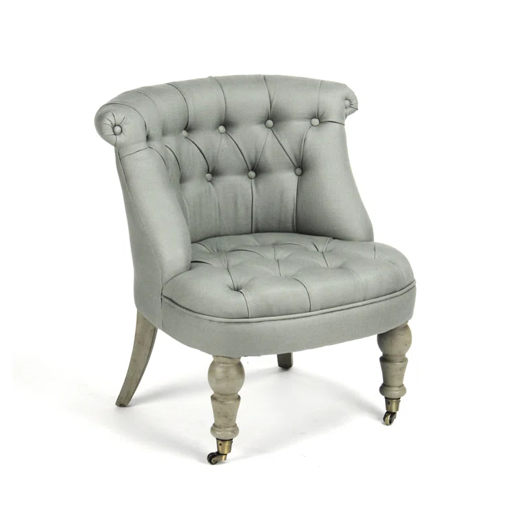 Amelie Upholstered Slipper Chair