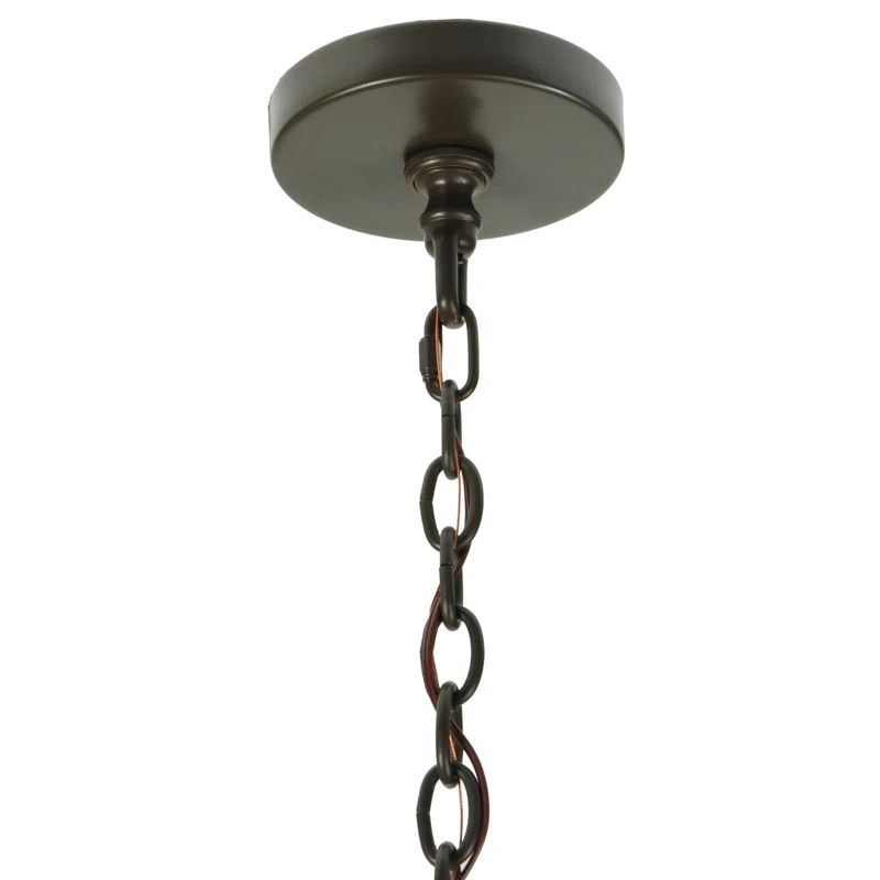Fernando Bronze 10-Light Candle Chandelier