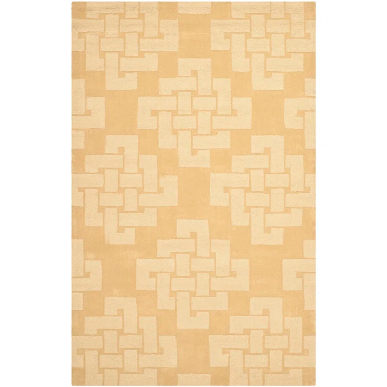 Martha Stewart Hand Tufted Wool Pile Geometric Rug