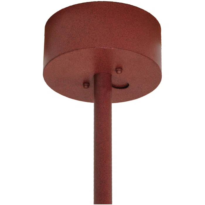 Rustic Lodge 12 - Light Dimmable Drum Chandelier