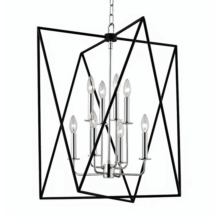Laszlo 8 - Light Geometric Chandelier