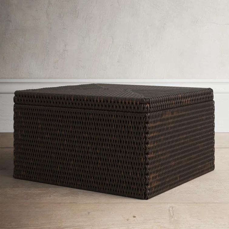 Arine Handmade Coastal Rattan Basket 1
