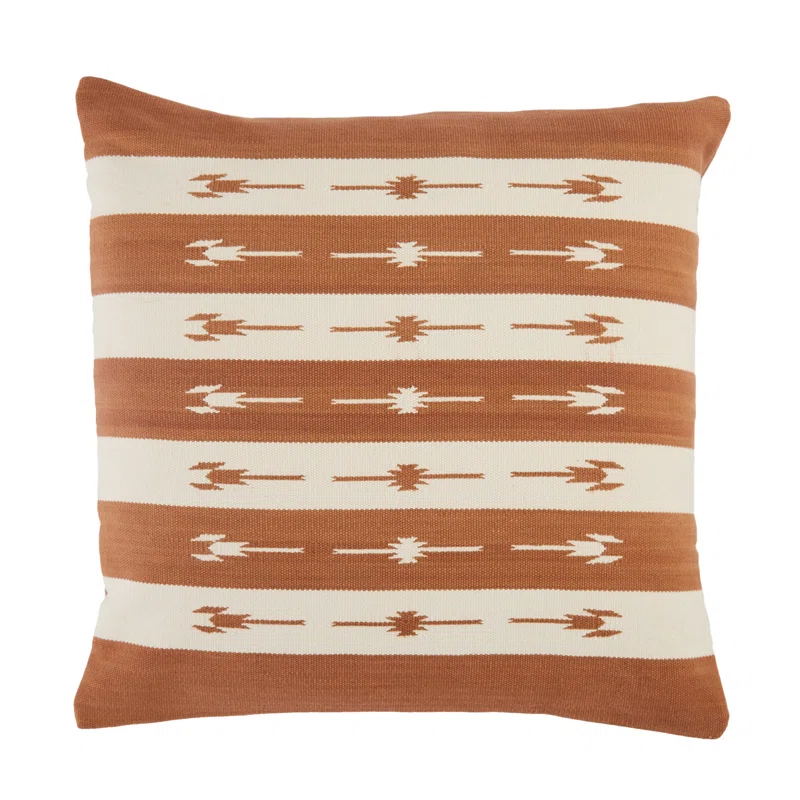 Estela Striped Cotton Throw Pillow
