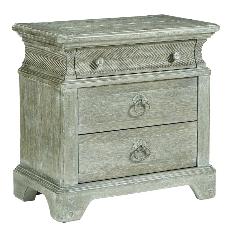 Dowton Abbey 30'' W Solid Wood Nightstand