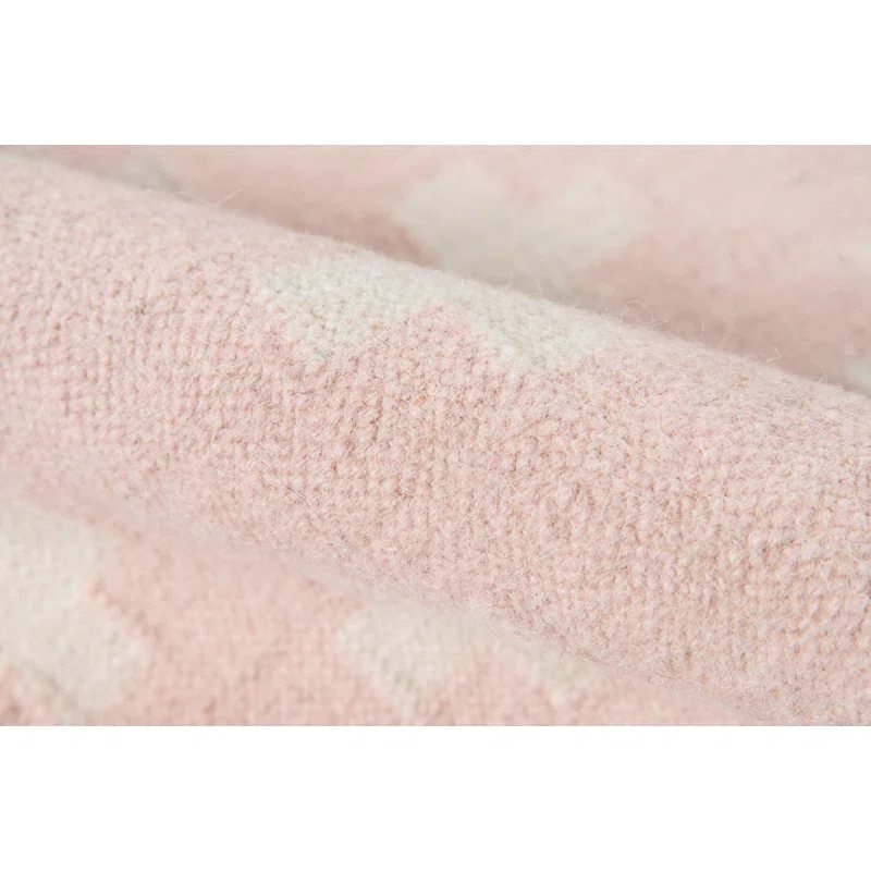 Topanga Wool Pink/White Rug