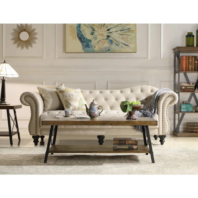 Laguna Solid Wood Top Coffee Table