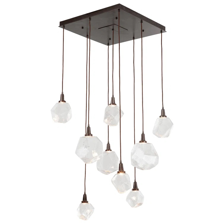 Gem 9 - Light LED Cluster Pendant