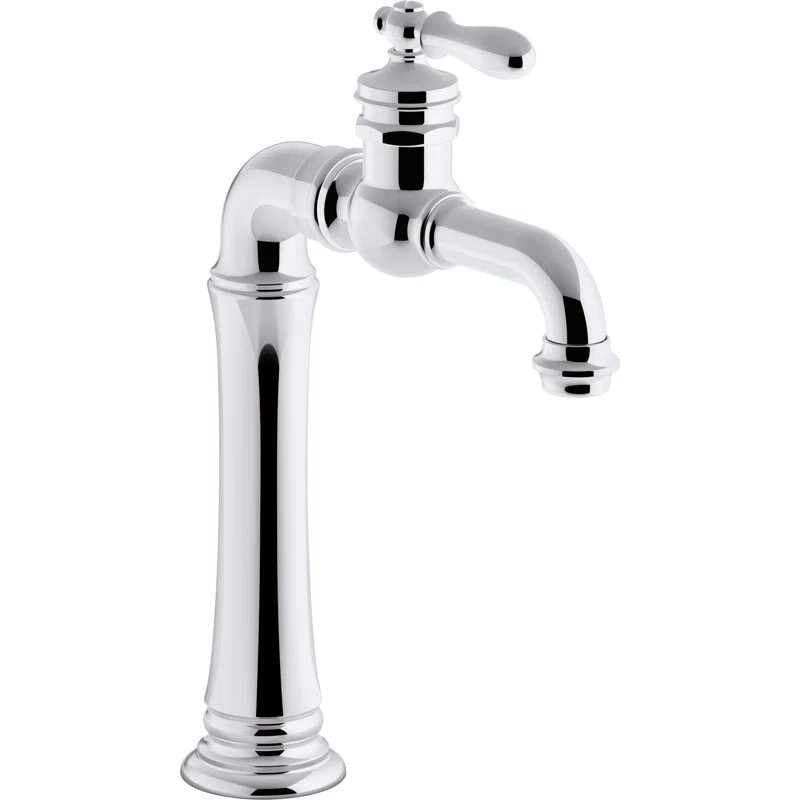 Artifacts Gentleman's Single Hole Bathroom Faucet with Drain Assemby