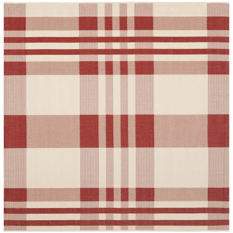 Courtyard Performance Plaid Rug