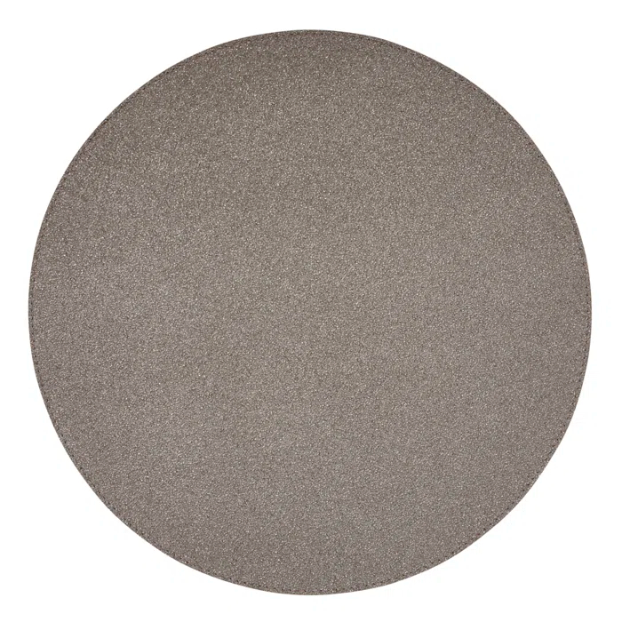 Gray Navy Round Vinyl Reversible Placemats Set of Four