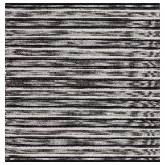 Annia Flat Weave Cotton Striped Rug