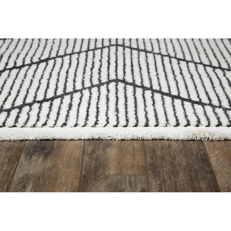Lindy Charcoal/Ivory Rug