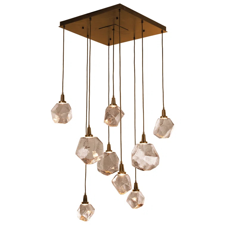 Gem 9 - Light LED Cluster Pendant